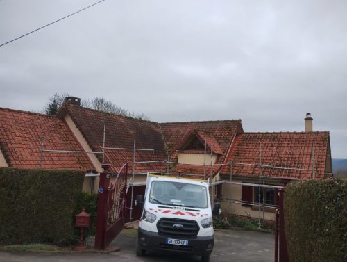 rénovation d'une toiture tuile 