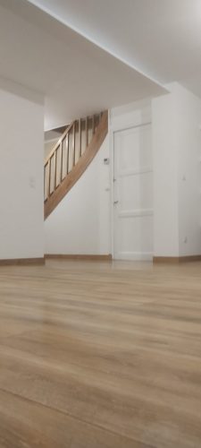 Pose de parquet flottant, placo , plinthes, peinture  
