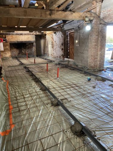 préparation d'une dalle béton 